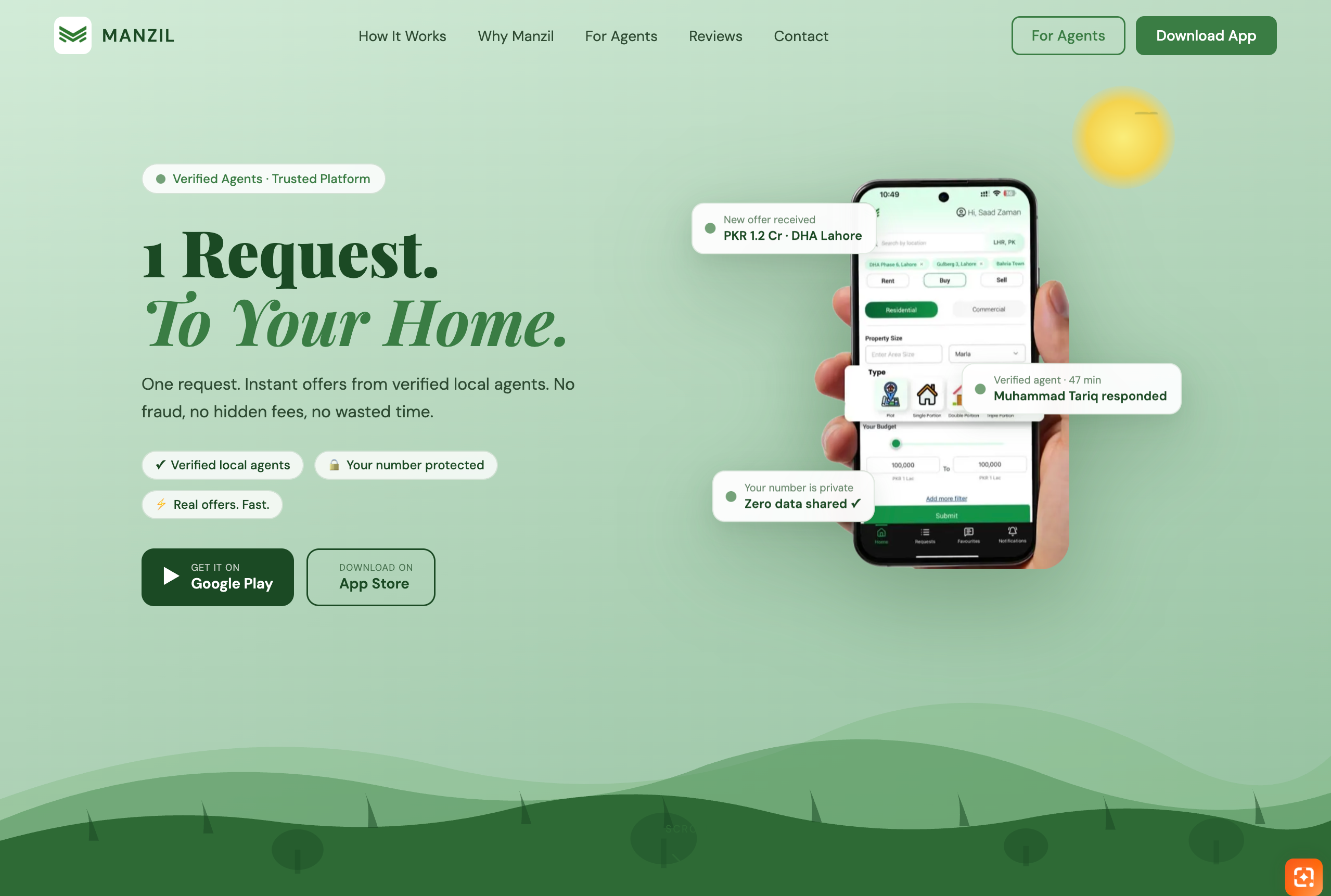 Manzil — 1 Request. To Your Home. gallery image