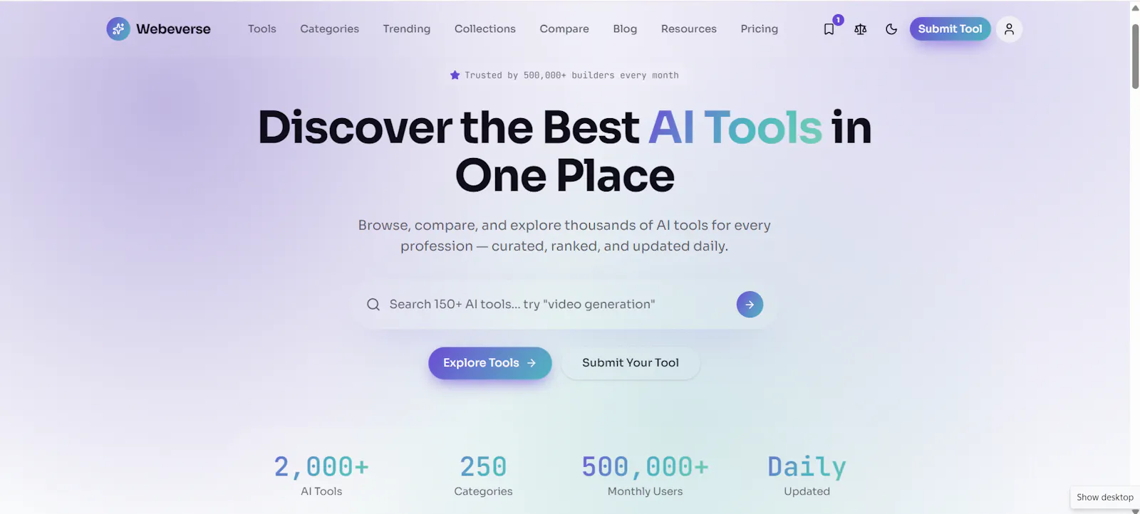 Webeverse AI screenshot 1