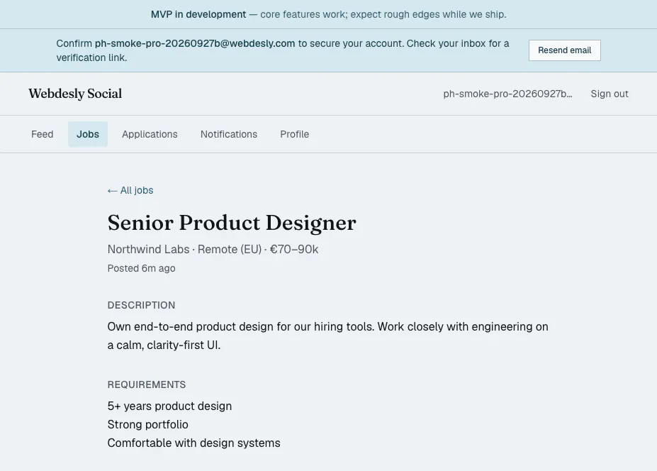 Webdesly Social gallery image
