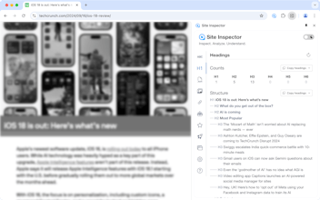 Site Inspector gallery image