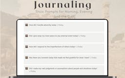 Premium Stoic Journaling Template media 3