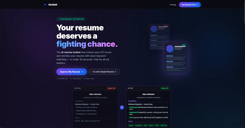 HireRaft screenshot 1