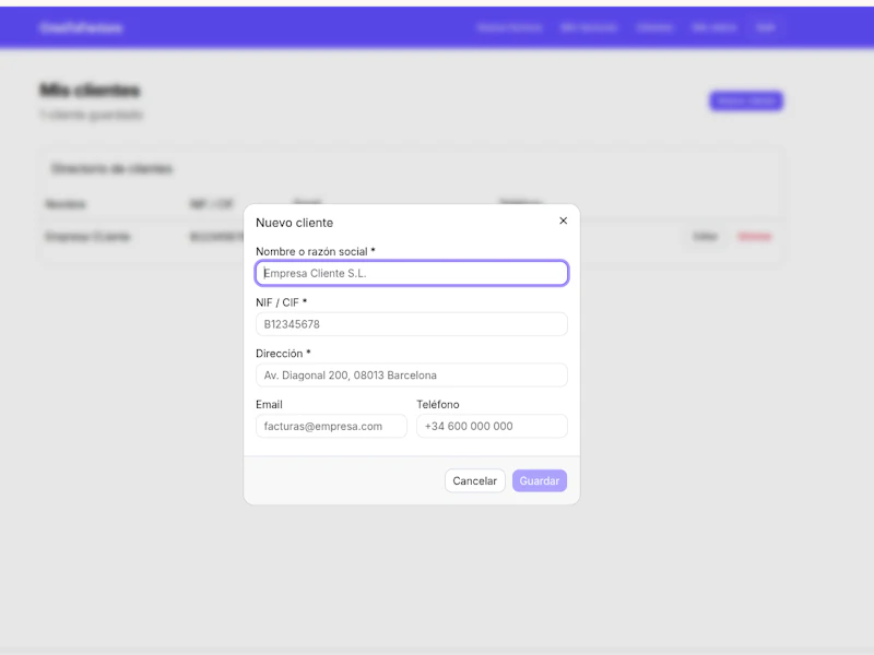 CreaTuFactura screenshot 6