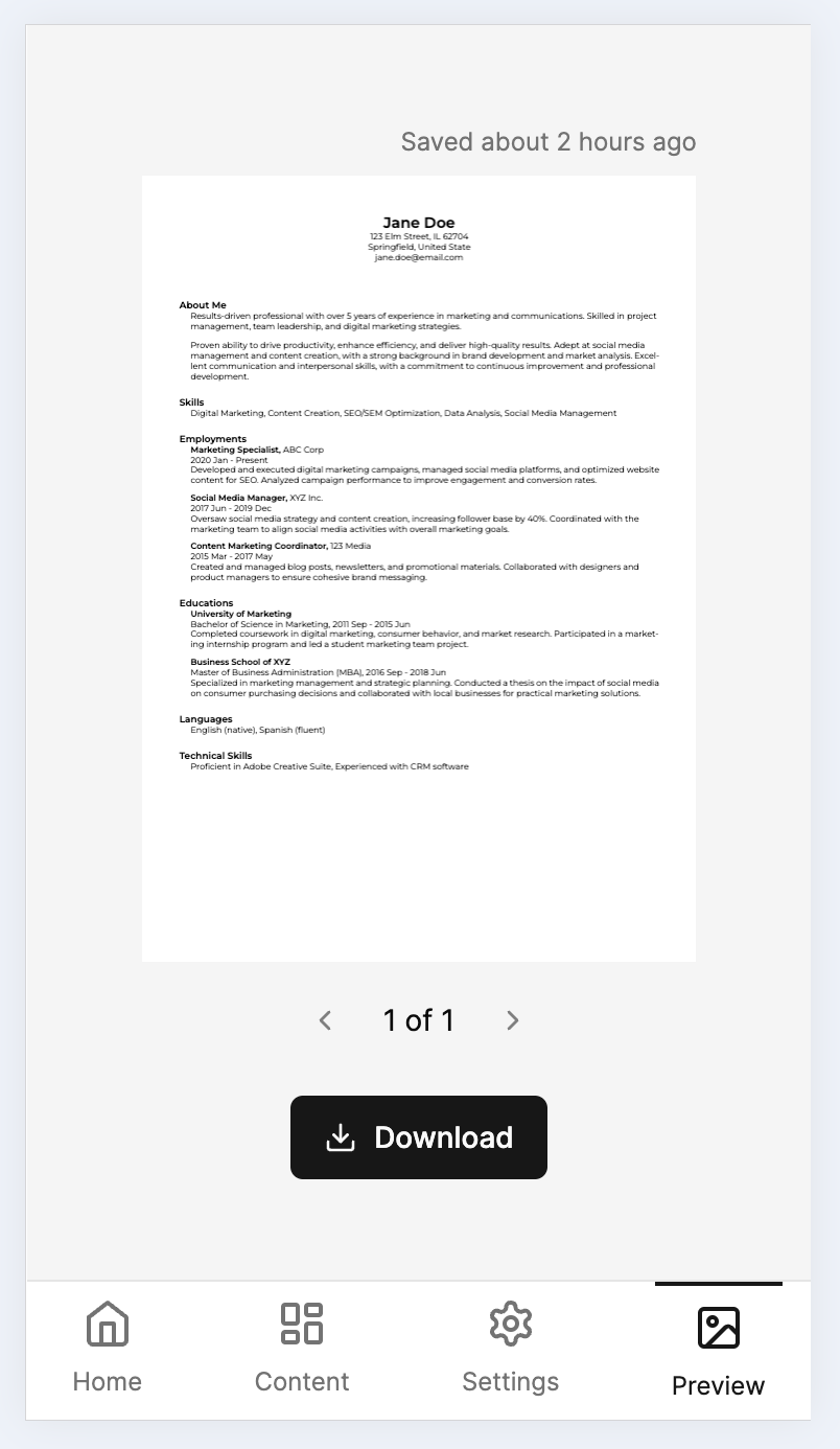 Media CV rèn 3