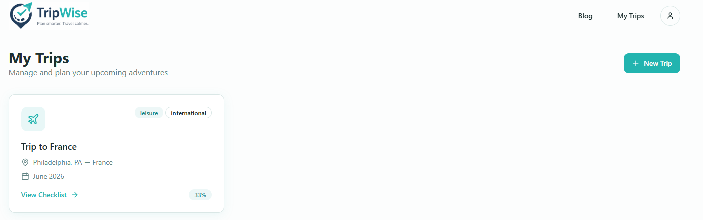 TripWise gallery image