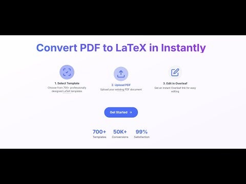 PDF to LaTeX Converter gallery image