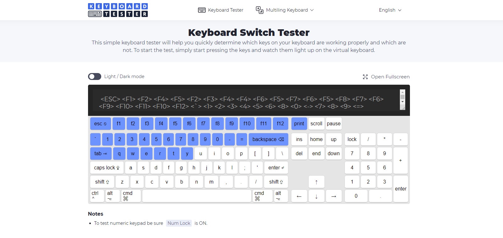 Keyboard Tester gallery image