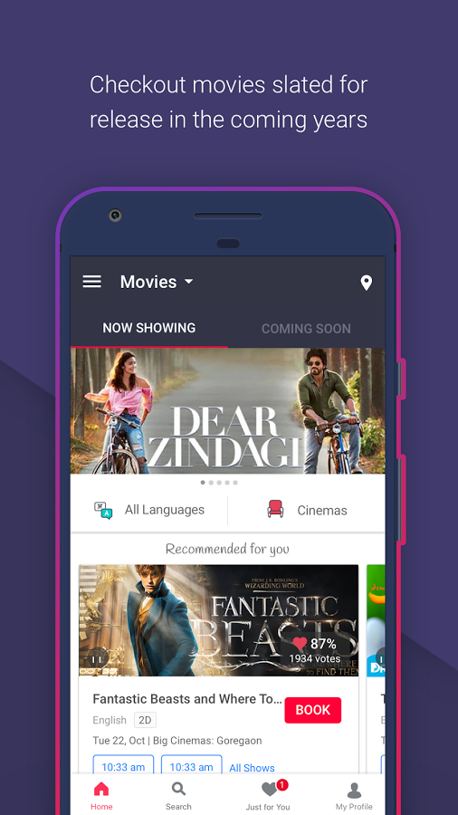 BookMyShow for Android gallery image