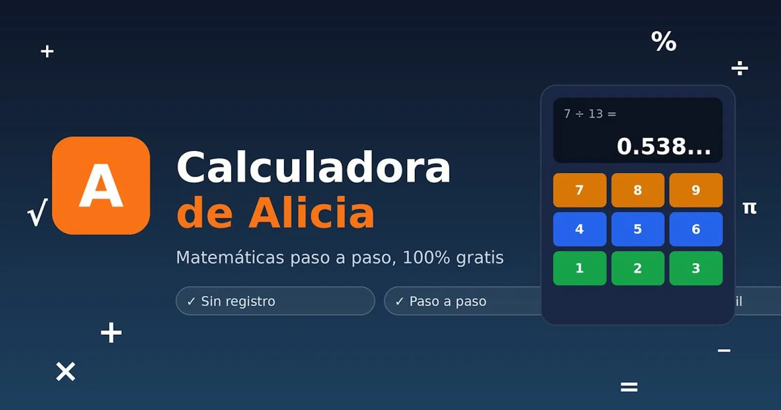 Calculadora de Alicia screenshot 2