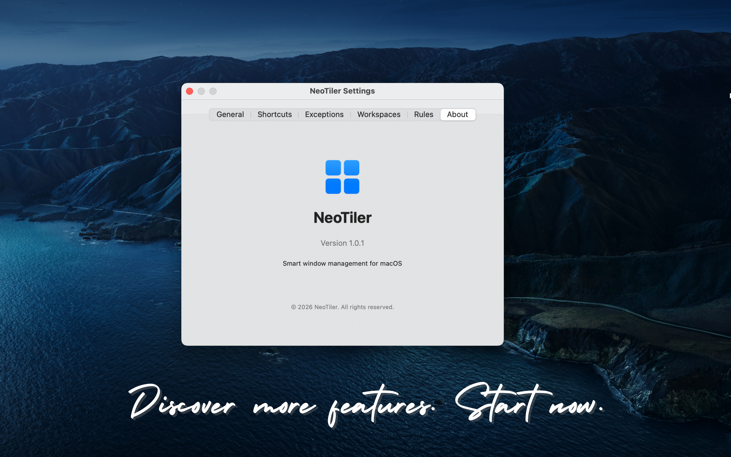 NeoTiler - Screenshot 5 showing product features and functionality