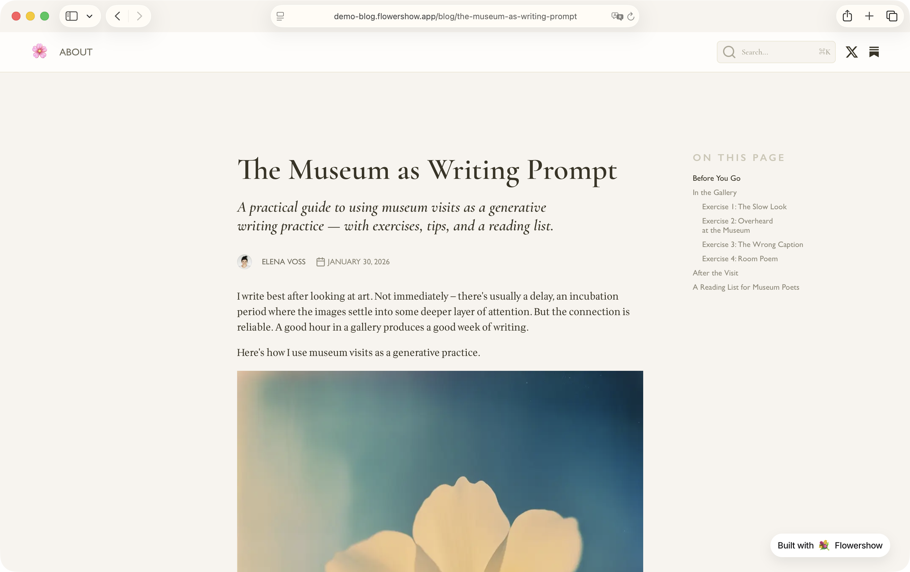 Flowershow gallery image