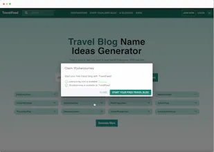 Travel Blog Name Ideas Generator gallery image