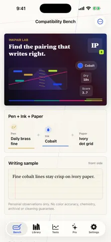 InkPair Lab screenshot