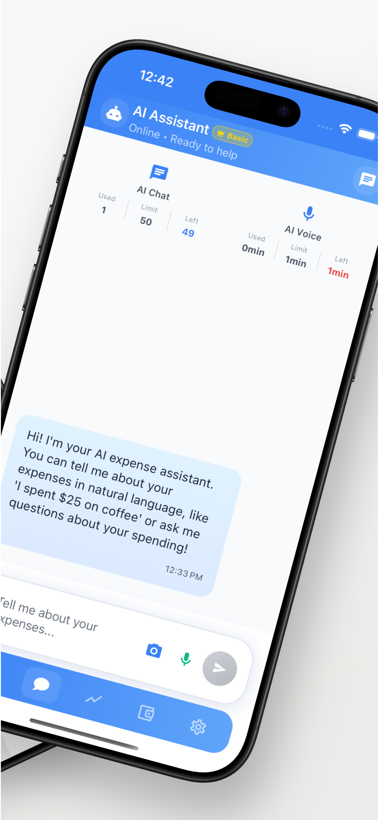 Smart Expenses & Receipt Scan - Screenshot 2 showing product features and functionality