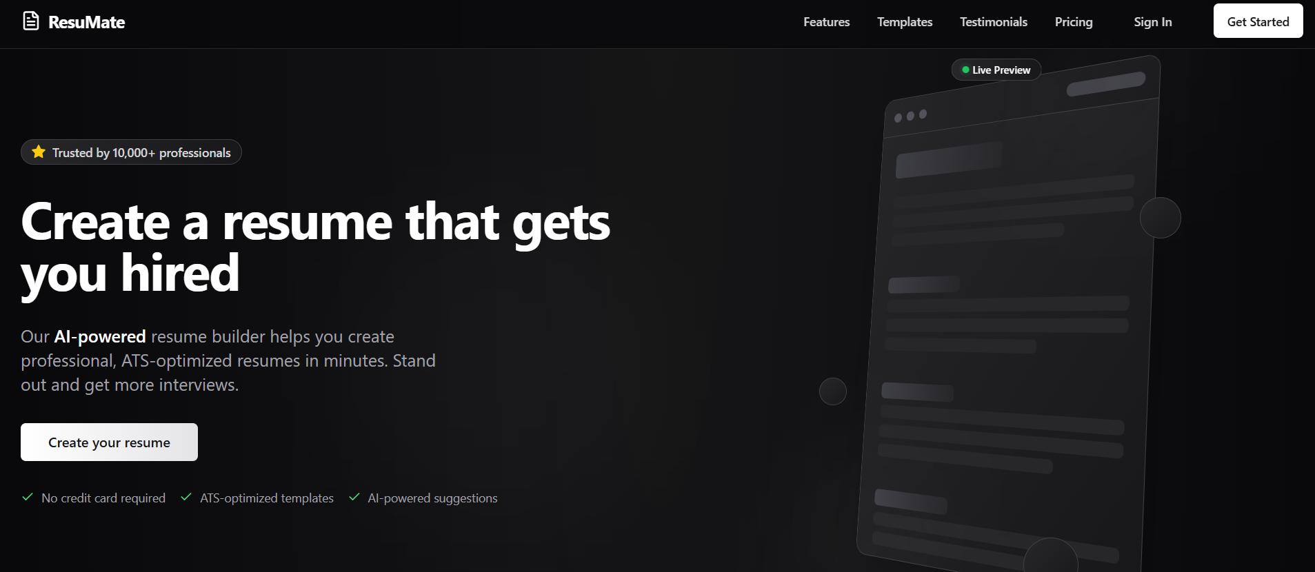 Resumate gallery image