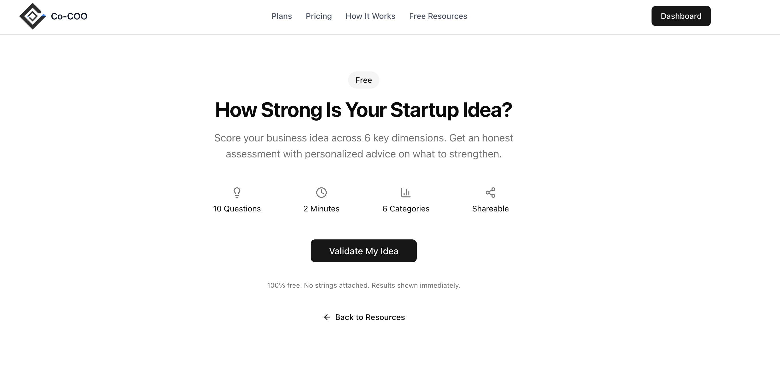 Co-COO - Main product screenshot demonstrating key features and user interface