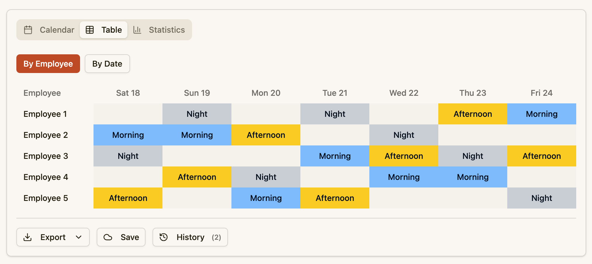 Shift Schedule Maker gallery image
