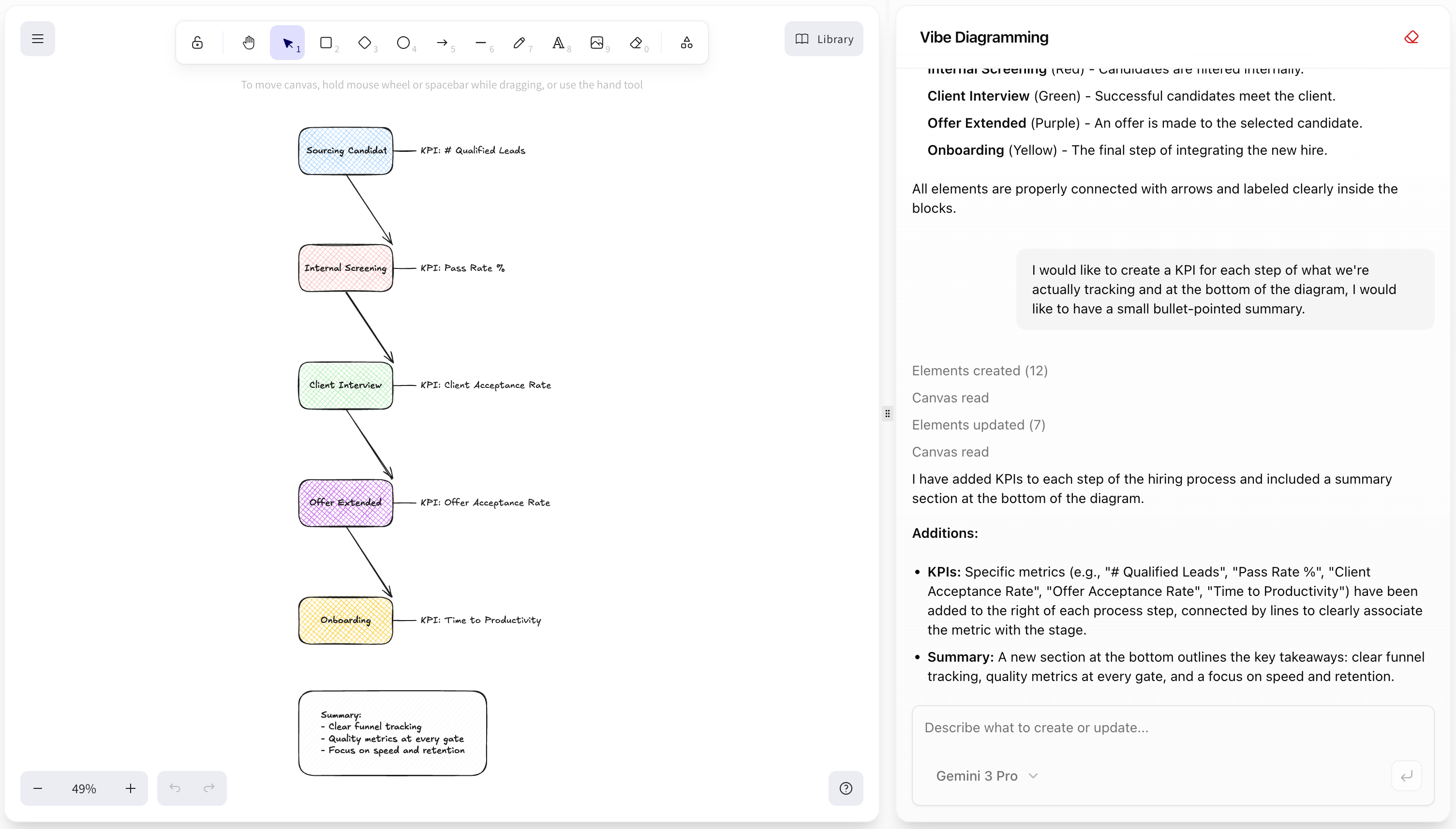 Vibe Diagramming - Screenshot 2 showing product features and functionality