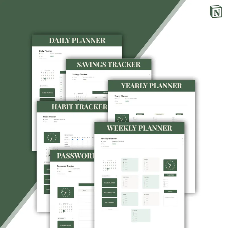 Personal Planner — Notion Template screenshot 2