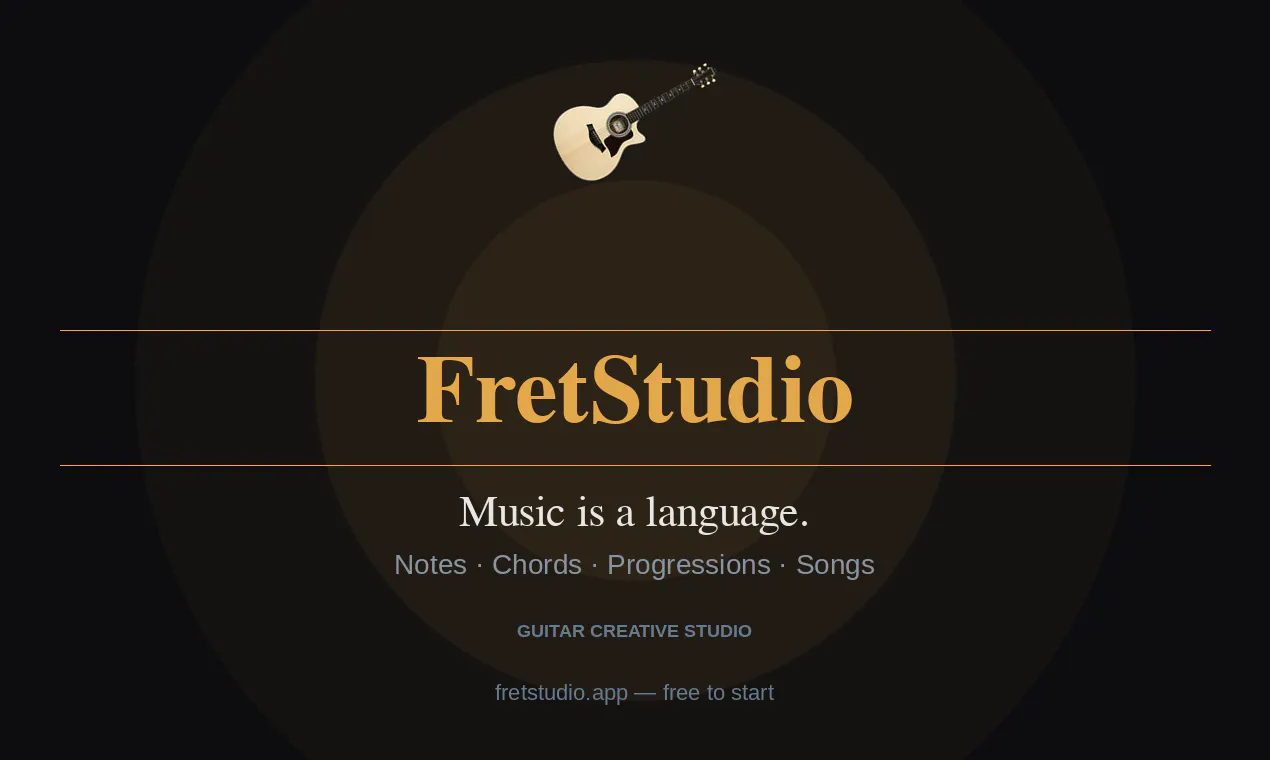 FretStudio product banner