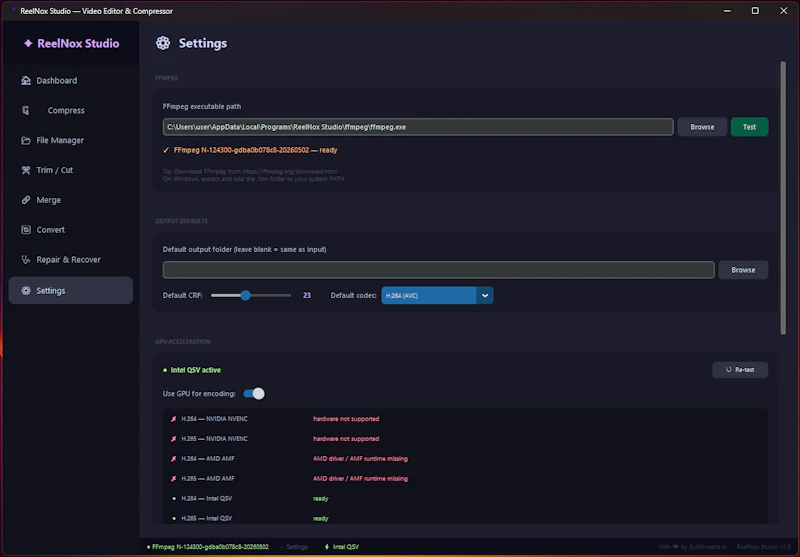 ReelNox Studio screenshot 5