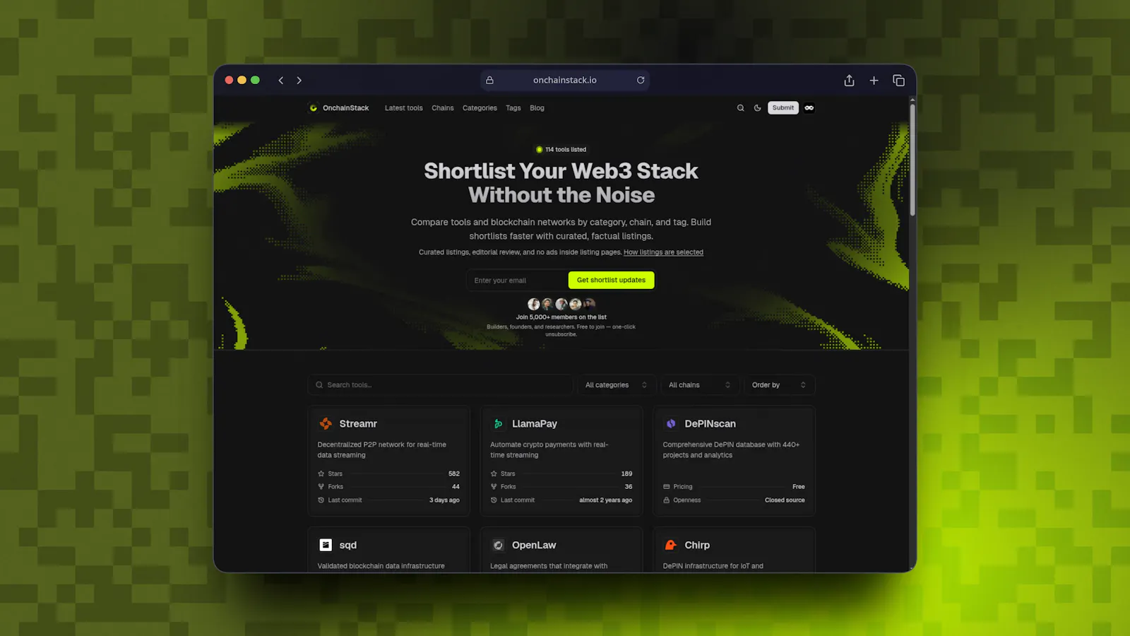OnchainStack screenshot 2