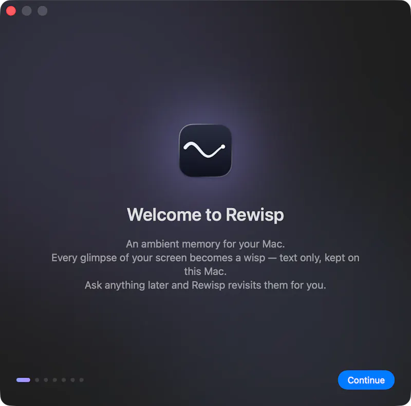 Rewisp screenshot 1