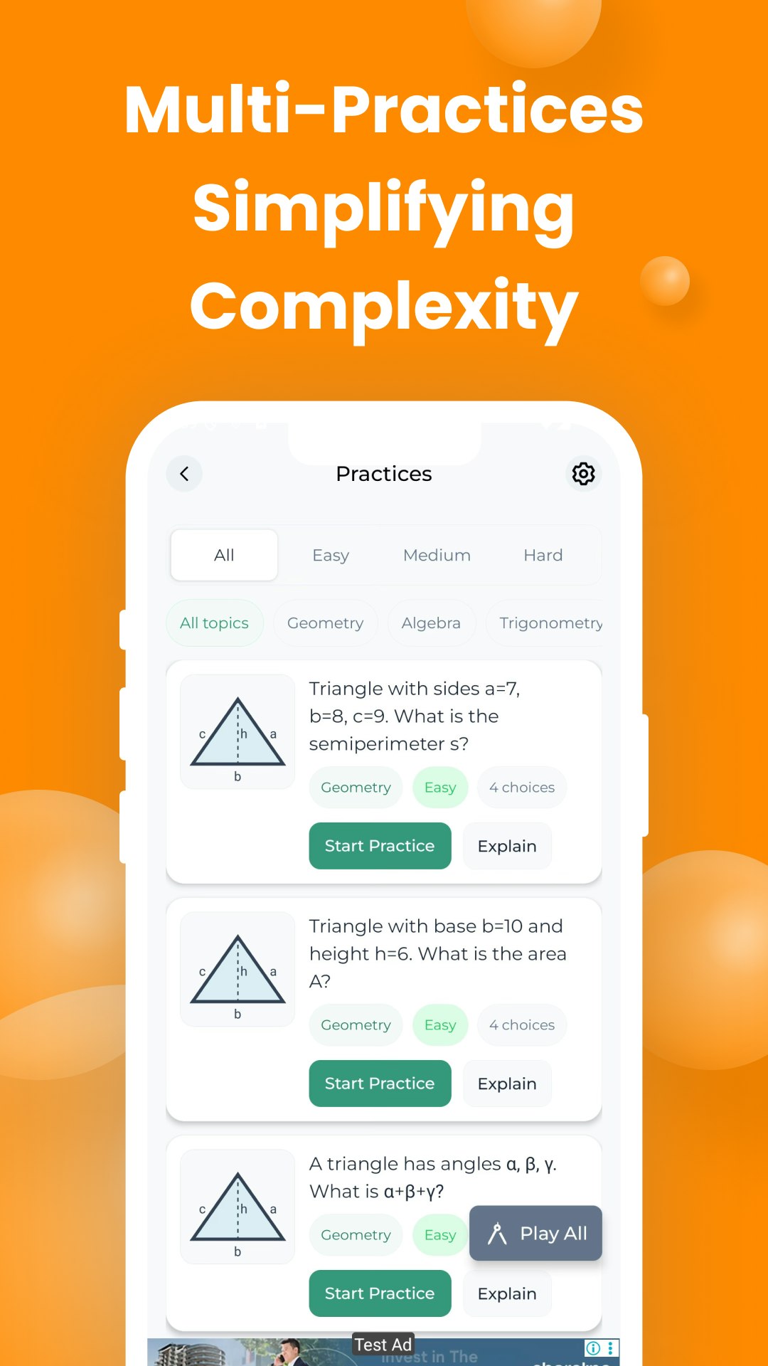 Maths Calc - Learn & Solve - Screenshot 3 showing product features and functionality