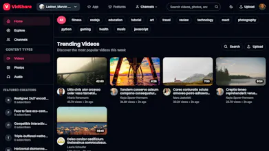Vidshare Ultimate Media Sharing Platform gallery image