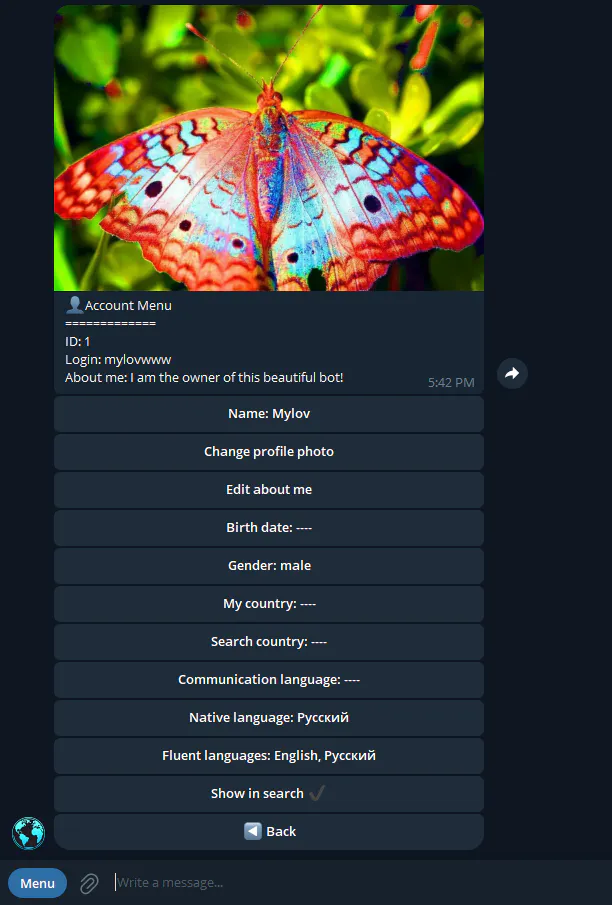 Kelanma Telegram Bot gallery image