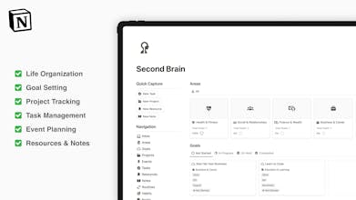 Notion Second Brain gallery image