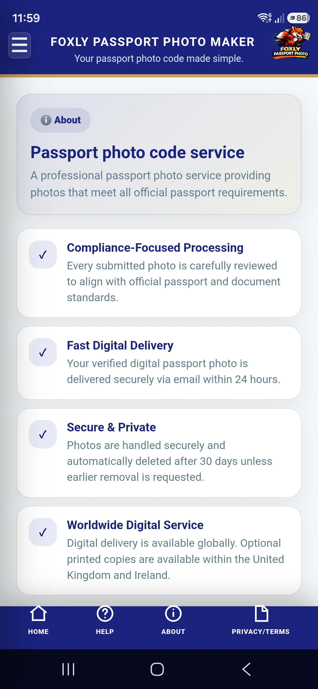 Foxly Passport Photo Maker screenshot 4