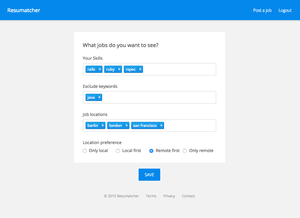 Resumatcher gallery image