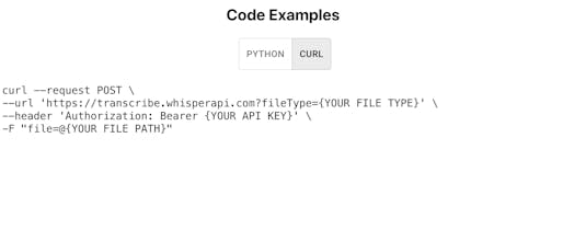 WhisperAPI gallery image