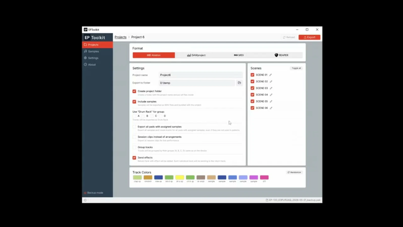 EP Toolkit screenshot 1 (video preview)