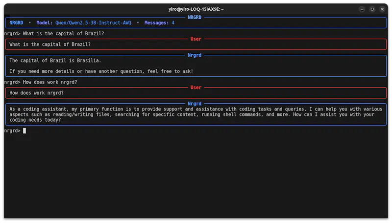 Neurogrid TUI screenshot 4