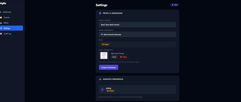 Vigilix screenshot 2