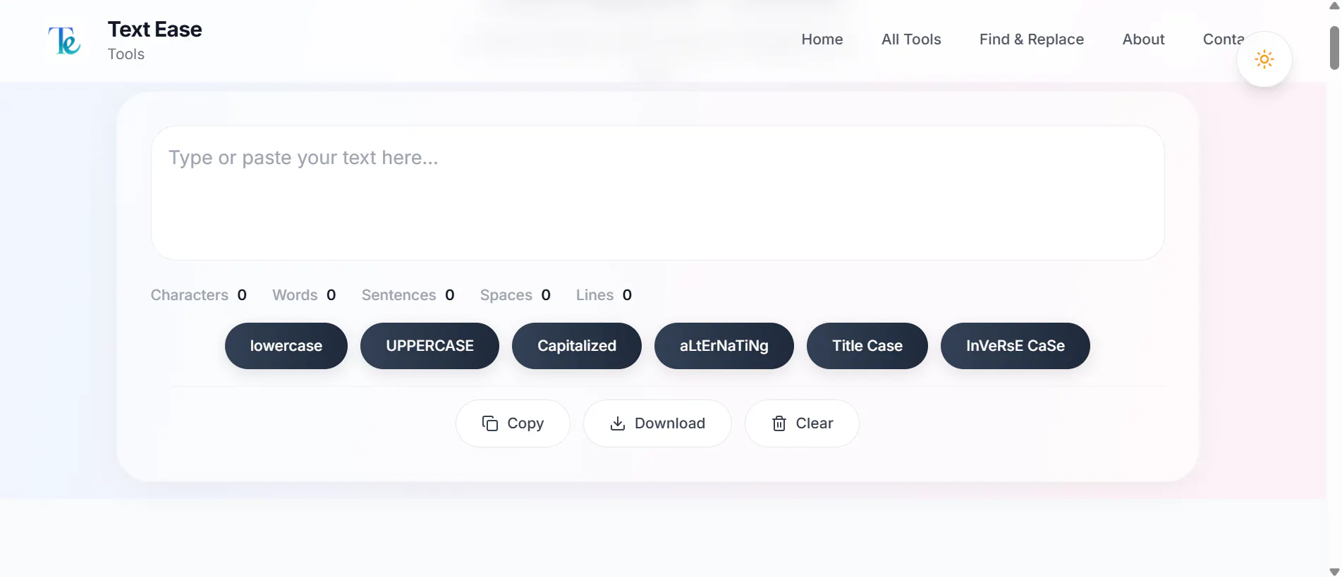 TextEase Tools screenshot