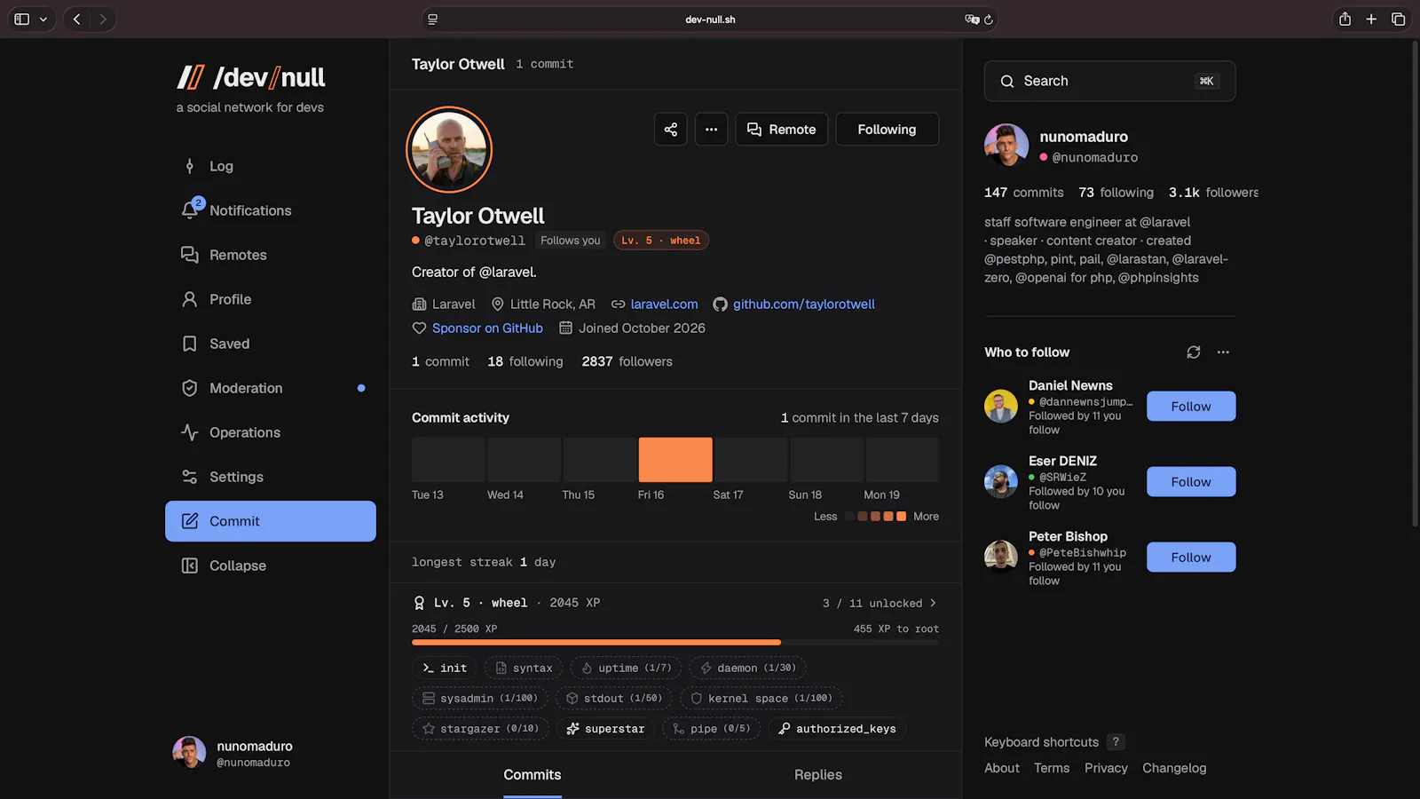 /dev/null screenshot 4