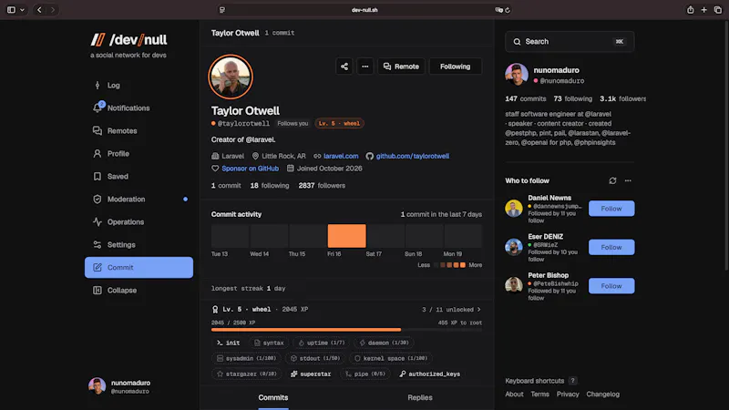 /dev/null screenshot 4