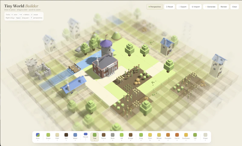 Tiny World Builder screenshot 1