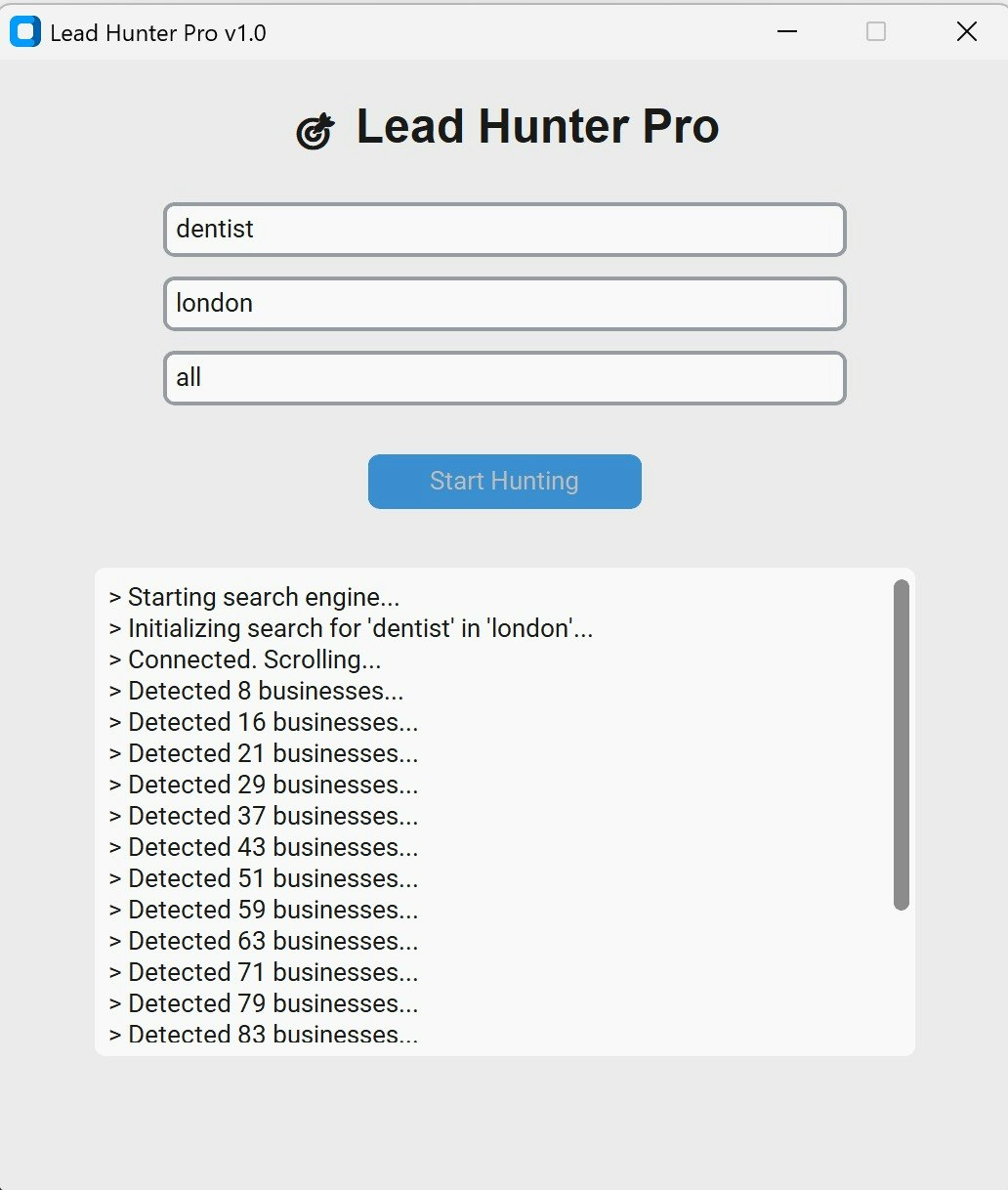 Lead hunter pro gallery image