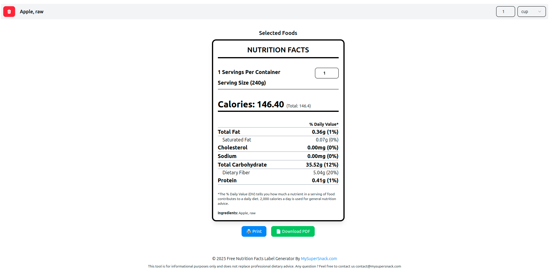 Mysupersnack - Бесплатное генератор маркеров по фактам питания медиа 2