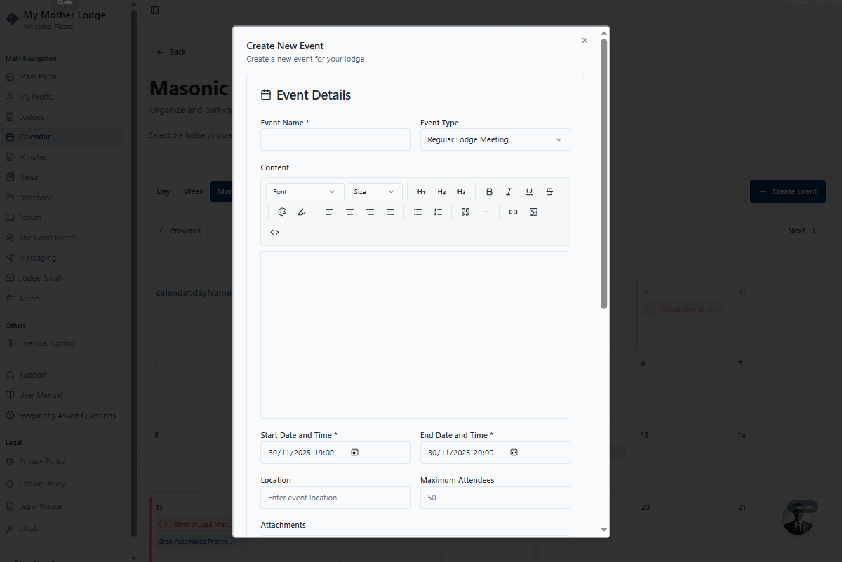My Mother Lodge - Screenshot 5 showing product features and functionality