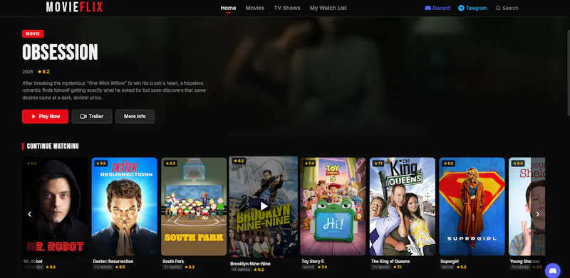 MovieFlix screenshot 1