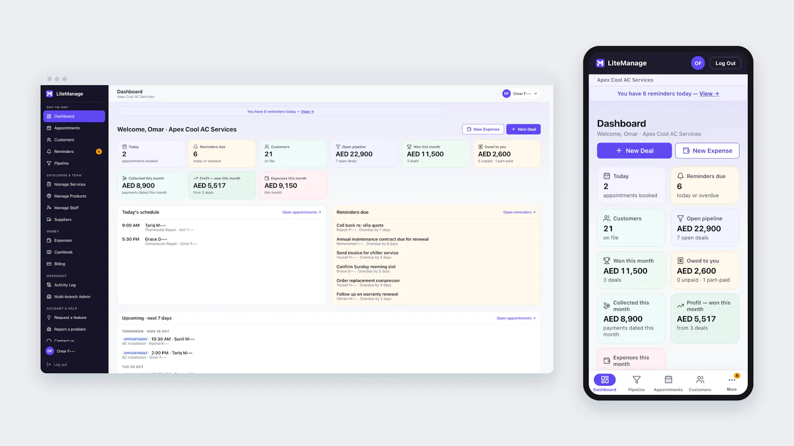 LiteManage screenshot 1