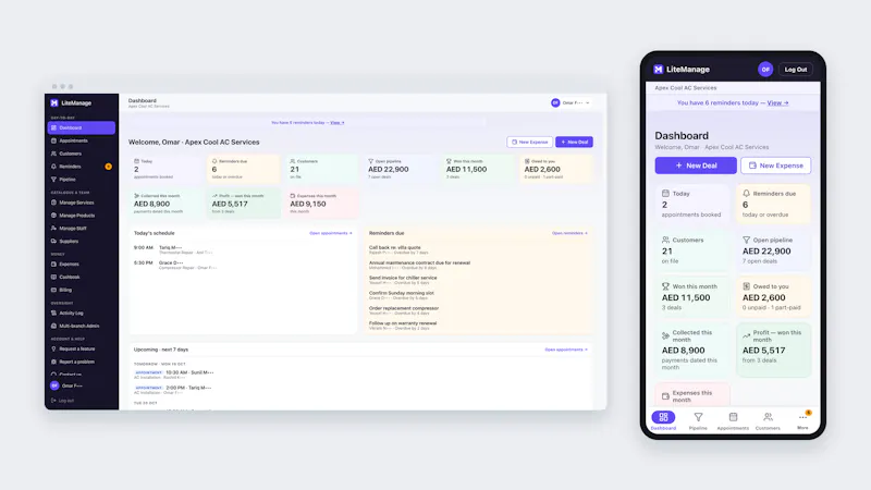 LiteManage screenshot 1