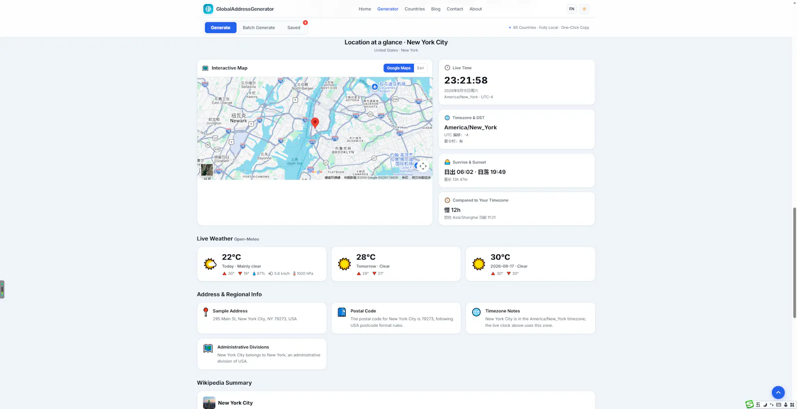 Global Address Generator screenshot 4