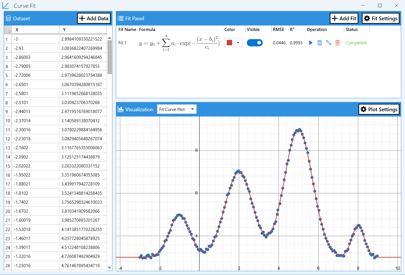 CurveFit - Screenshot 3 showing product features and functionality
