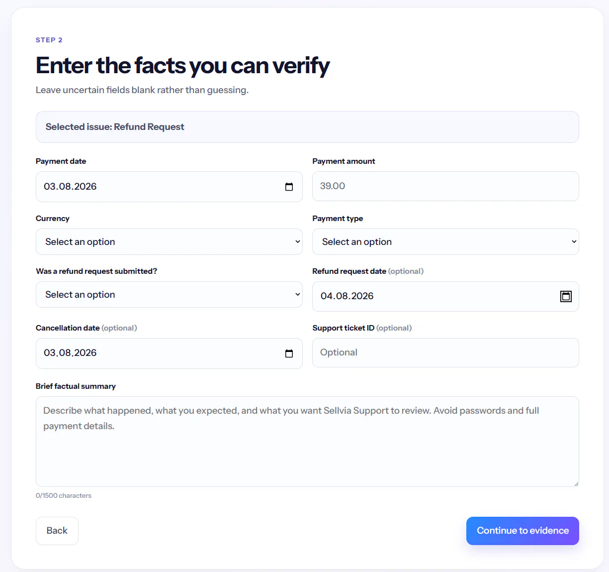 Sellvia Account Issue Checker gallery image